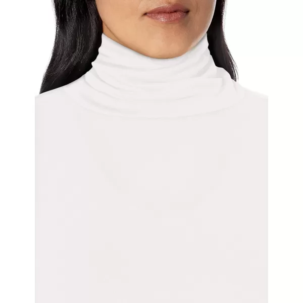 Amazon Essentials Womens LongSleeve Turtleneck Available in Plus SizeWhite