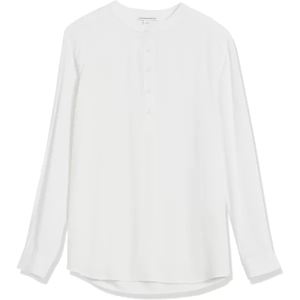 Amazon Essentials Womens LongSleeve Woven BlouseIvory