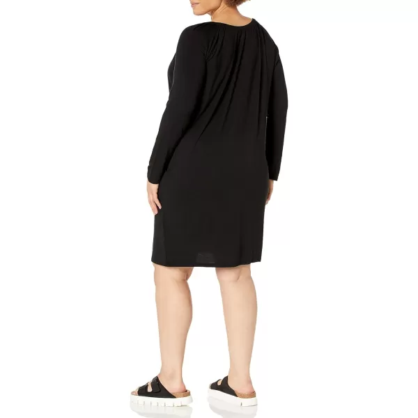 Amazon Essentials Womens Maternity Gathered Neckline DressBlack