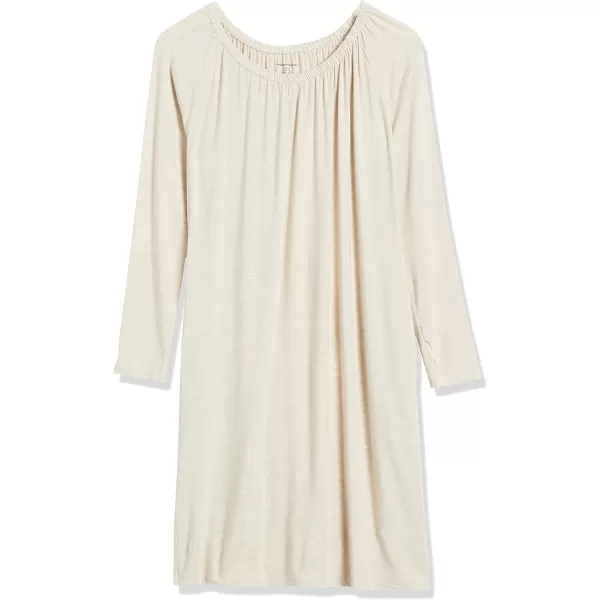 Amazon Essentials Womens Maternity Gathered Neckline DressOatmeal Heather