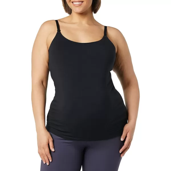 Amazon Essentials Womens Maternity Nursing Friendly Camisole Pack of 2BlackLight Camel