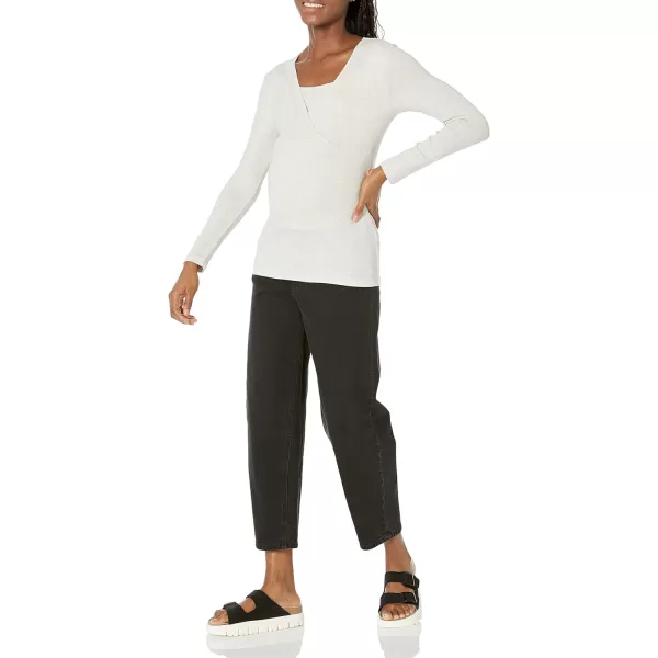 Amazon Essentials Womens Maternity Nursing VNeck TopBeige