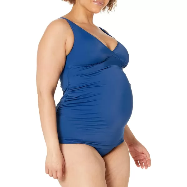 Amazon Essentials Womens Maternity Tankini Swim TopDeep Blue