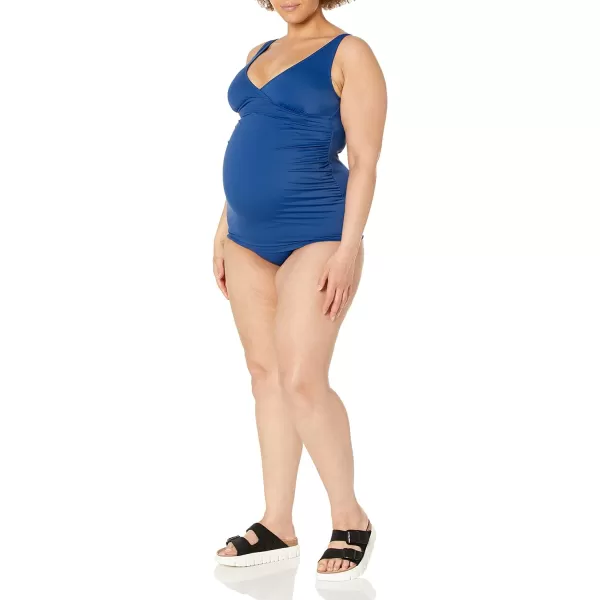 Amazon Essentials Womens Maternity Tankini Swim TopDeep Blue
