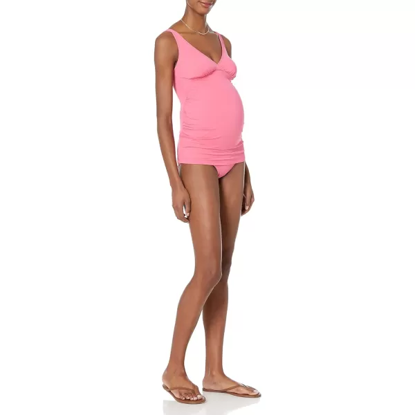 Amazon Essentials Womens Maternity Tankini Swim TopHot Pink