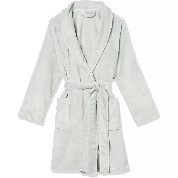 Amazon Essentials Womens MidLength Plush Robe Available in Plus SizeJade Green