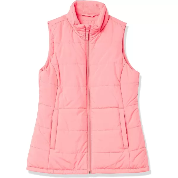 Amazon Essentials Womens MidWeight Puffer VestPink