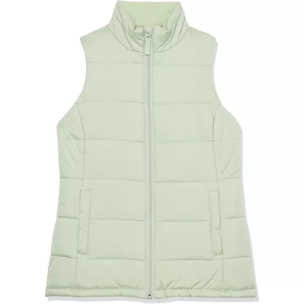 Amazon Essentials Womens MidWeight Puffer VestSage Green