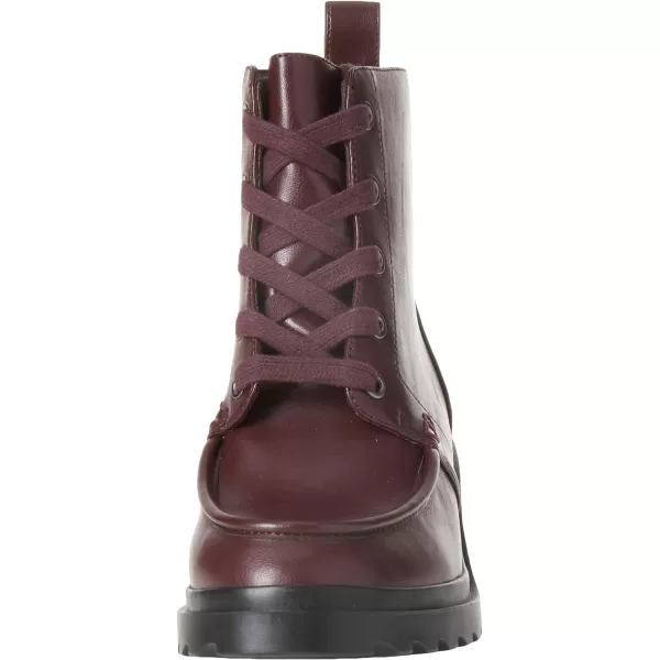 Amazon Essentials Womens Moc Toe BootBurgundy