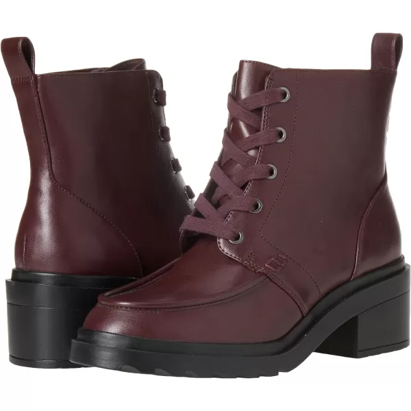 Amazon Essentials Womens Moc Toe BootBurgundy