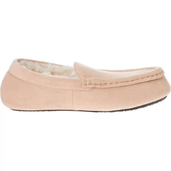 Amazon Essentials Womens Moccasin SlipperFaux Leather Dusty Rose