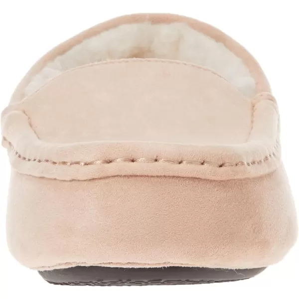 Amazon Essentials Womens Moccasin SlipperFaux Leather Dusty Rose