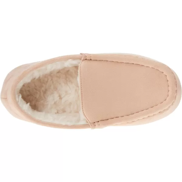 Amazon Essentials Womens Moccasin SlipperFaux Leather Dusty Rose