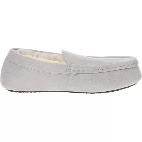 Amazon Essentials Womens Moccasin SlipperFaux Leather Grey