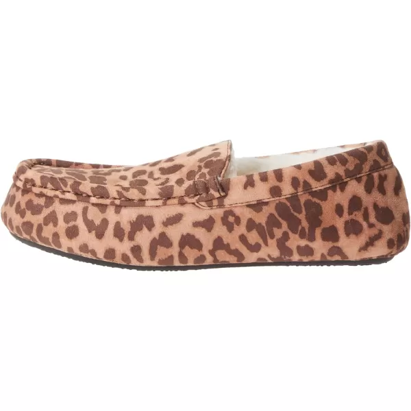 Amazon Essentials Womens Moccasin SlipperFaux Leather Leopard