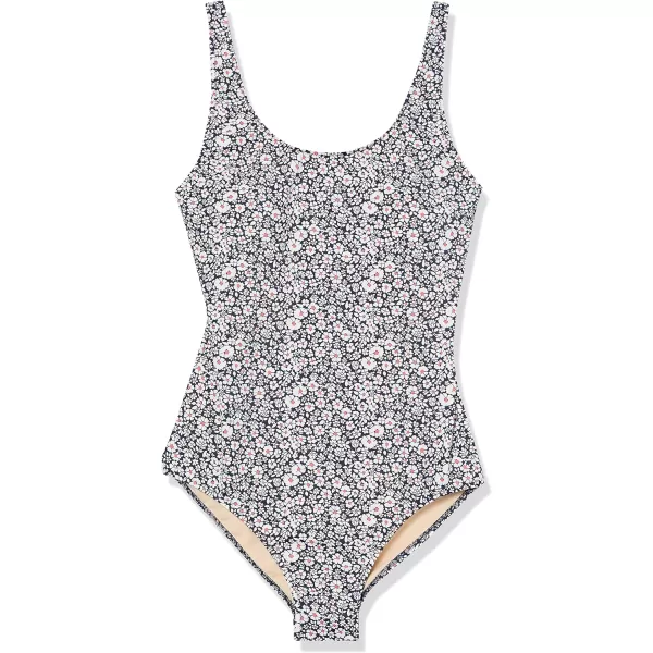 Amazon Essentials Womens OnePiece Coverage Swimsuit Available in Plus SizeDitsy Floral