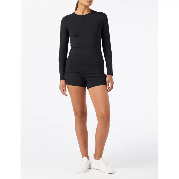 Amazon Essentials Womens Performance Stretch Long Sleeve TShirtBlack