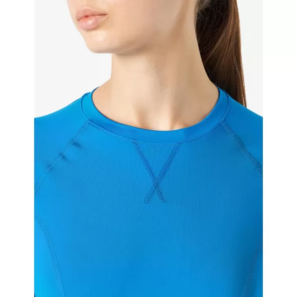 Amazon Essentials Womens Performance Stretch Long Sleeve TShirtBright Blue