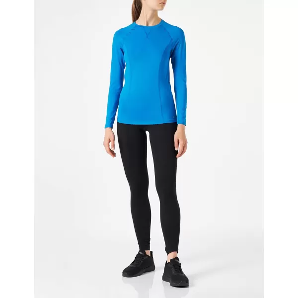 Amazon Essentials Womens Performance Stretch Long Sleeve TShirtBright Blue