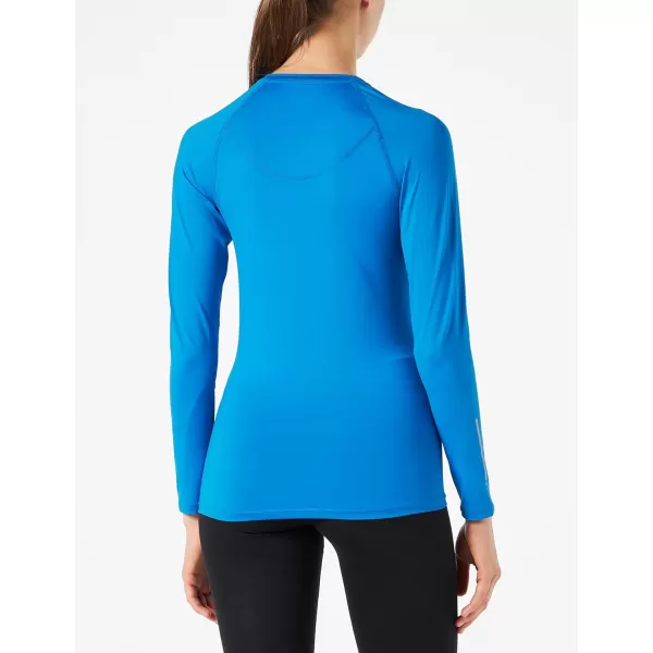 Amazon Essentials Womens Performance Stretch Long Sleeve TShirtBright Blue