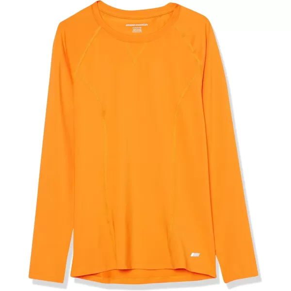 Amazon Essentials Womens Performance Stretch Long Sleeve TShirtOrange