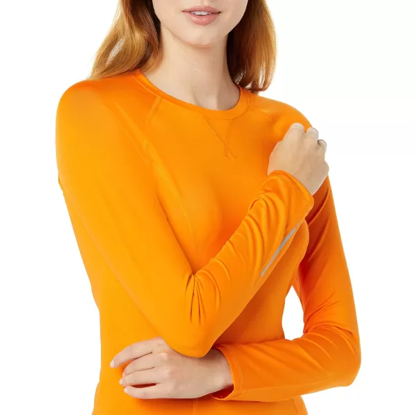 Amazon Essentials Womens Performance Stretch Long Sleeve TShirtOrange