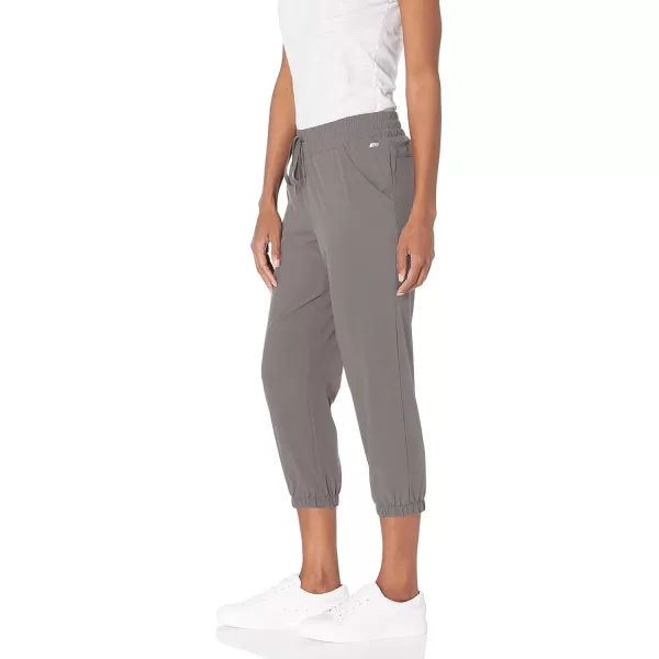 Amazon Essentials Womens Performance Stretch Woven Crop Jogger PantGrey