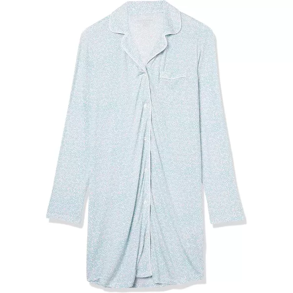 Amazon Essentials Womens Piped Nightshirt Available in Plus SizeLeopard