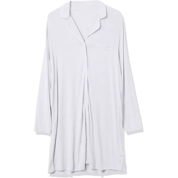 Amazon Essentials Womens Piped Nightshirt Available in Plus SizeLilac