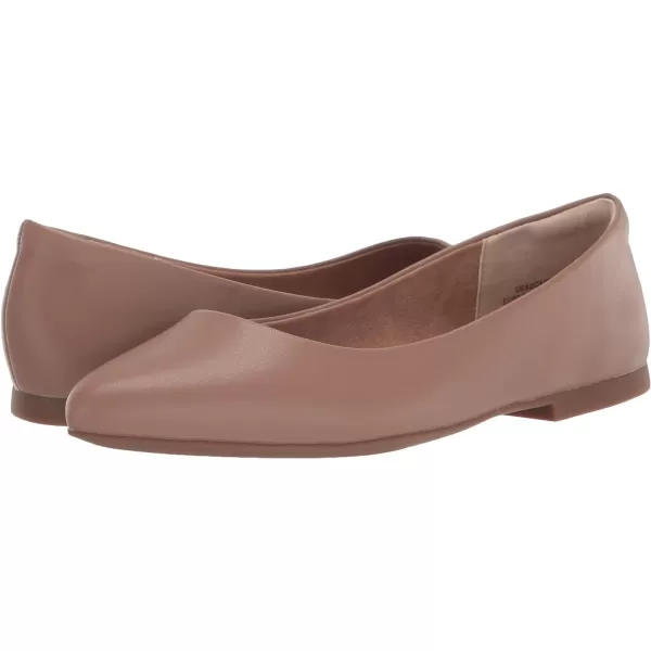 Amazon Essentials Womens PointedToe Ballet FlatBrown