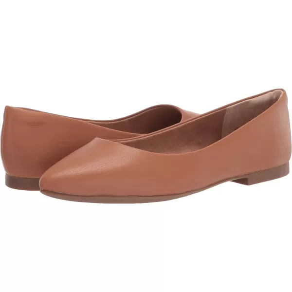 Amazon Essentials Womens PointedToe Ballet FlatCamel