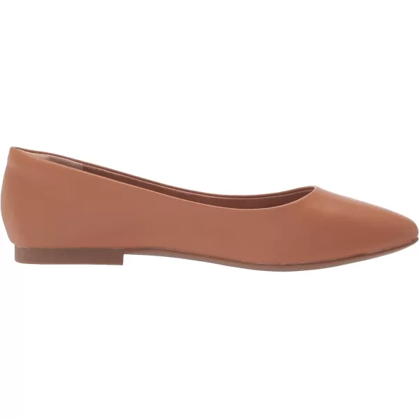 Amazon Essentials Womens PointedToe Ballet FlatCamel