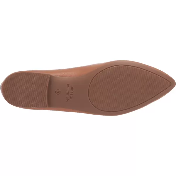 Amazon Essentials Womens PointedToe Ballet FlatCamel