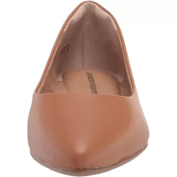 Amazon Essentials Womens PointedToe Ballet FlatCamel