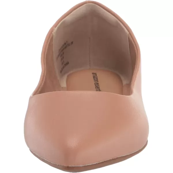 Amazon Essentials Womens PointedToe Ballet FlatLight Camel