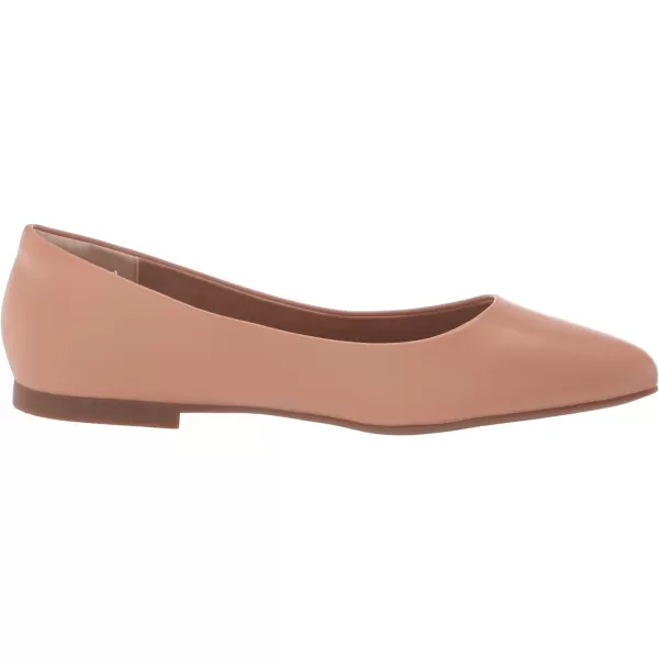 Amazon Essentials Womens PointedToe Ballet FlatLight Camel