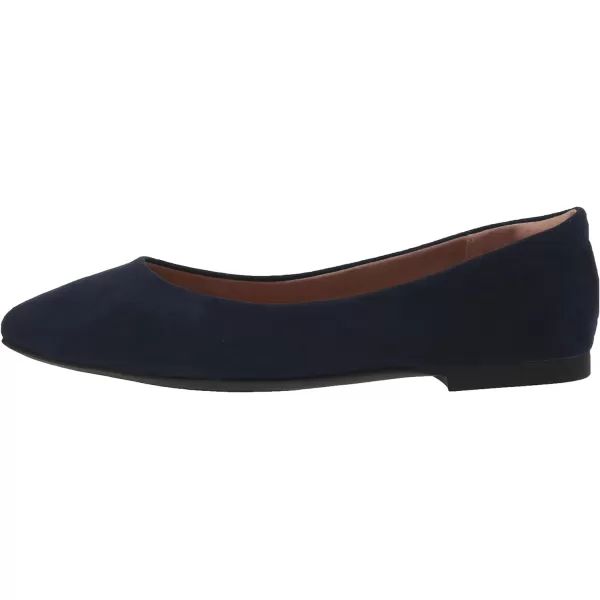 Amazon Essentials Womens PointedToe Ballet FlatNavy