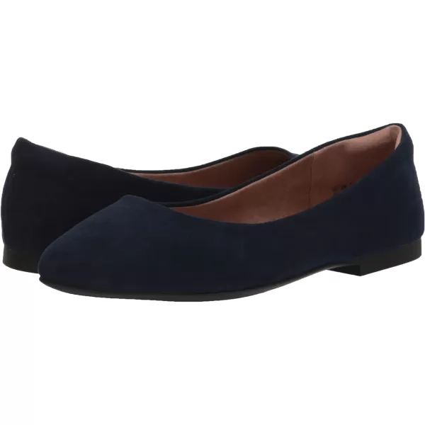 Amazon Essentials Womens PointedToe Ballet FlatNavy