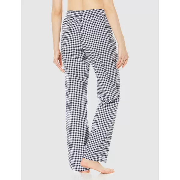 Amazon Essentials Womens Poplin Sleep PantBlack Gingham