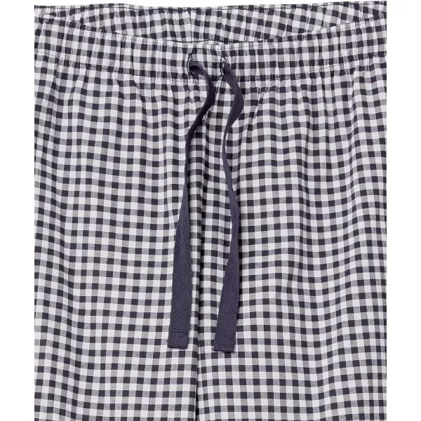 Amazon Essentials Womens Poplin Sleep PantBlack Gingham