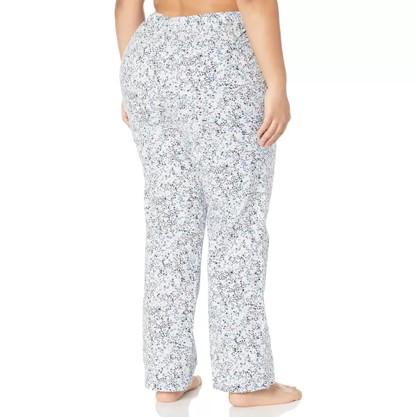 Amazon Essentials Womens Poplin Sleep PantBlue Floral