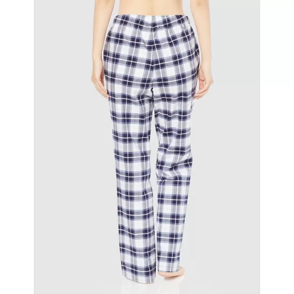 Amazon Essentials Womens Poplin Sleep PantBlue Plaid