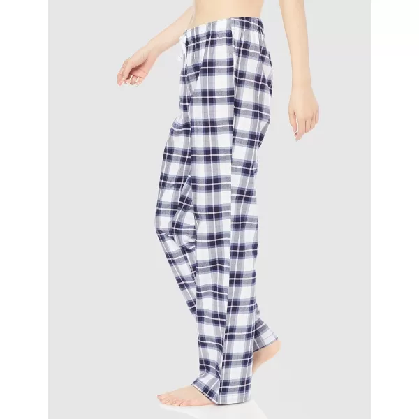 Amazon Essentials Womens Poplin Sleep PantBlue Plaid