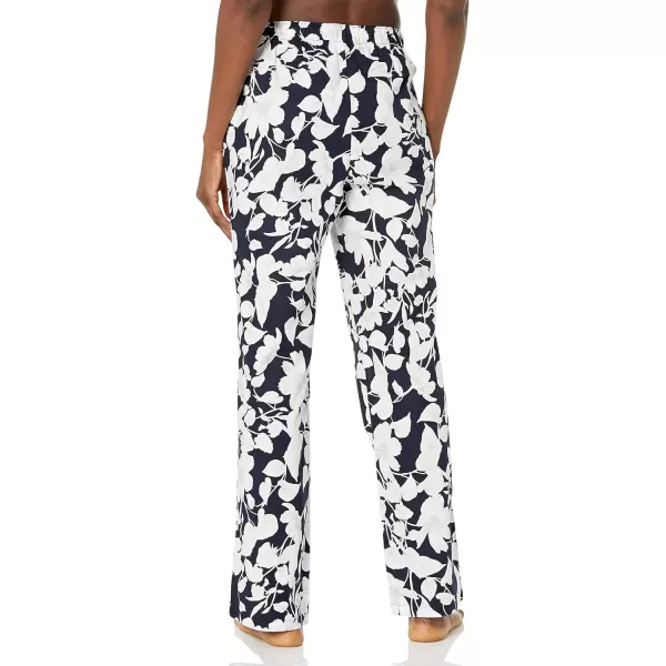 Amazon Essentials Womens Poplin Sleep PantNavy Floral