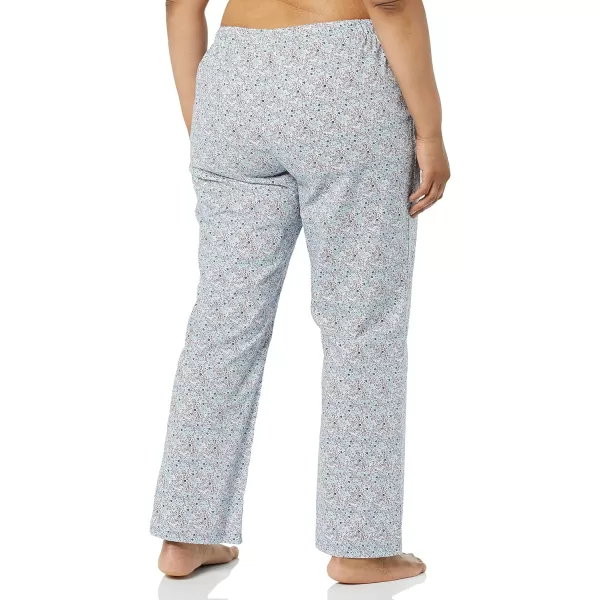 Amazon Essentials Womens Poplin Sleep PantPink Ditsy Floral