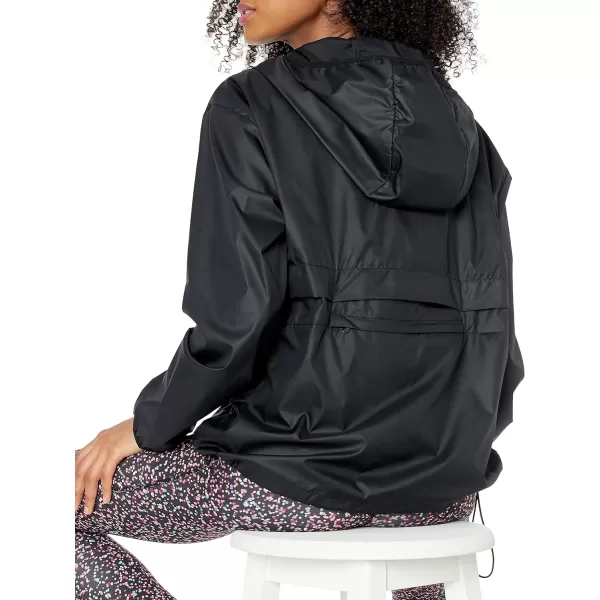 Amazon Essentials Womens Pullover Packable WindbreakerBlack