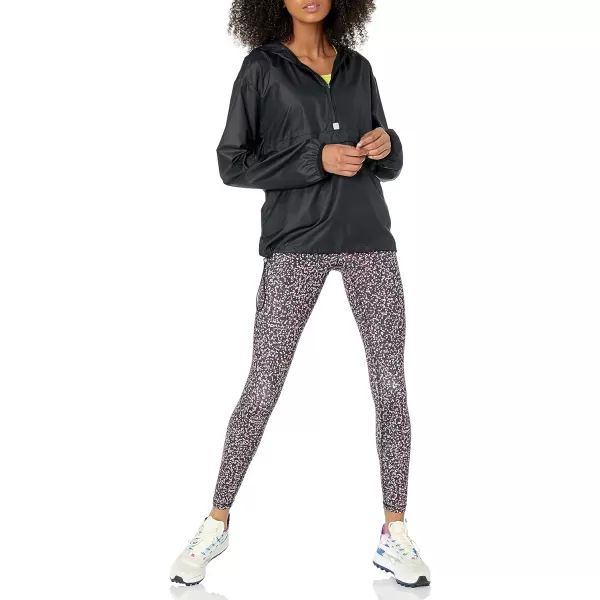 Amazon Essentials Womens Pullover Packable WindbreakerBlack