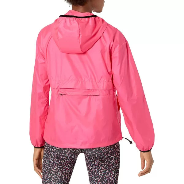 Amazon Essentials Womens Pullover Packable WindbreakerBright Pink