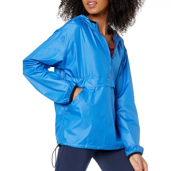 Amazon Essentials Womens Pullover Packable WindbreakerCobalt Blue