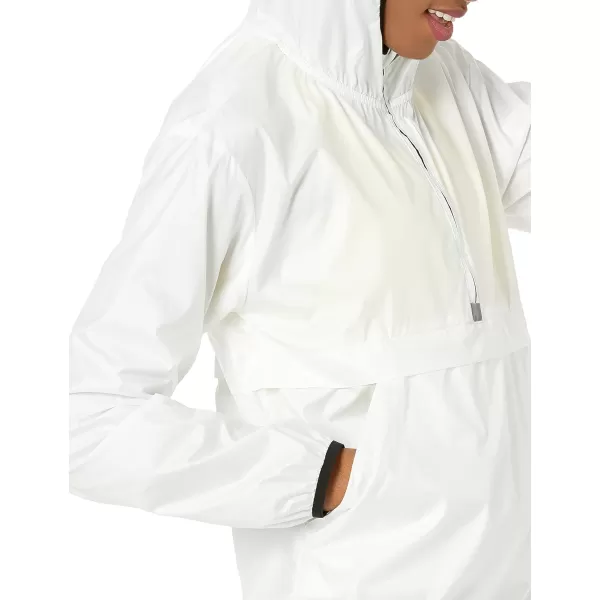 Amazon Essentials Womens Pullover Packable WindbreakerWhite